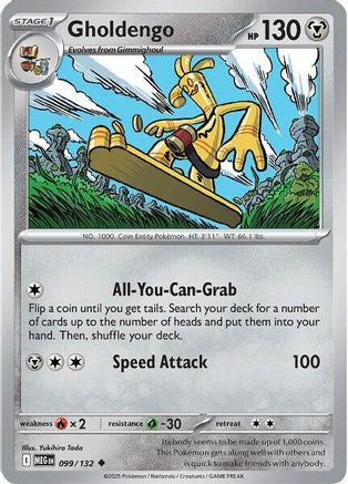 Gholdengo - 099/132 ME01 Mega Evolution - Uncommon