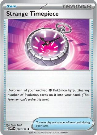 Strange Timepiece - 128/132 - Reverse Holofoil ME01 Mega Evolution - Uncommon