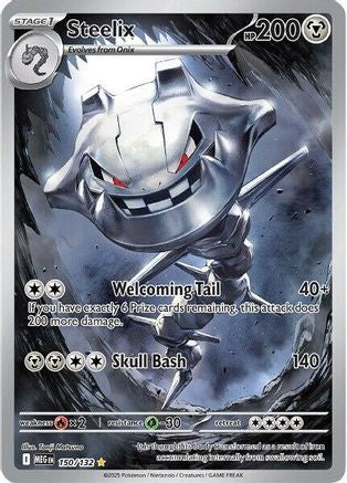 Steelix - 150/132 - Holofoil ME01 Mega Evolution - Illustration Rare