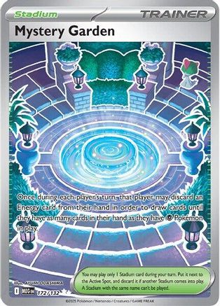 Mystery Garden - 172/132 - Holofoil ME01 Mega Evolution - Ultra Rare
