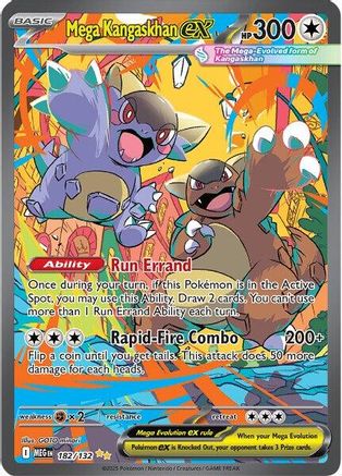 Mega Kangaskhan ex - 182/132 - Holofoil ME01 Mega Evolution - Special Illustration Rare