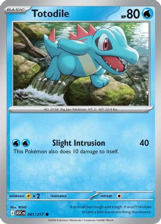 Totodile 041/217 ME Ascended Heroes - Common