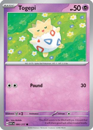 Togepi 080/217 ME Ascended Heroes - Common