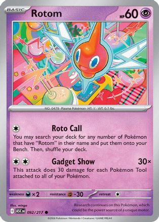 Rotom 092/217 ME Ascended Heroes - Common