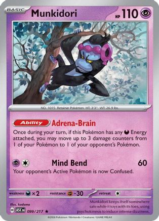 Munkidori 099/217 - Holofoil ME Ascended Heroes - Rare