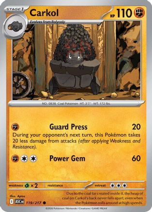 Carkol 119/217 ME Ascended Heroes - Common