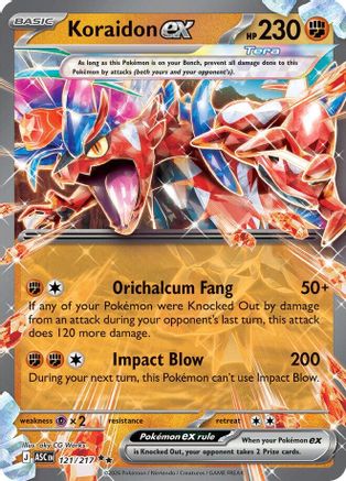 Koraidon ex 121/217 - Holofoil ME Ascended Heroes - Double Rare
