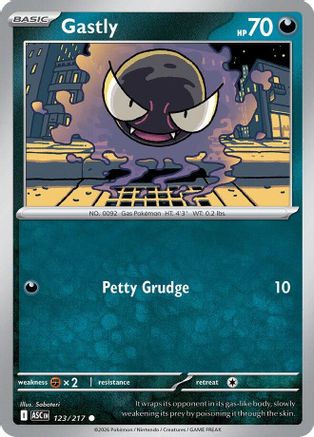 Gastly 123/217 ME Ascended Heroes - Common