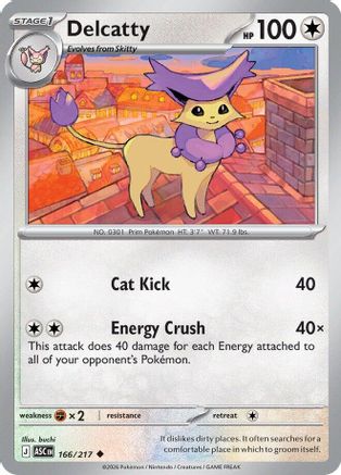 Delcatty 166/217 ME Ascended Heroes - Uncommon