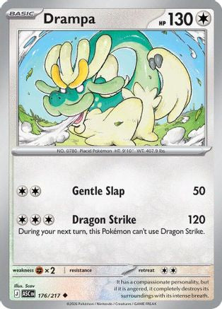 Drampa 176/217 - Reverse Holofoil ME Ascended Heroes - Uncommon
