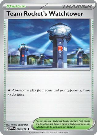 Team Rocket's Watchtower 210/217 ME Ascended Heroes - Uncommon