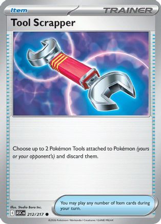 Tool Scrapper 212/217 - Reverse Holofoil ME Ascended Heroes - Common