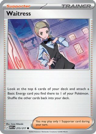 Waitress 215/217 ME Ascended Heroes - Common