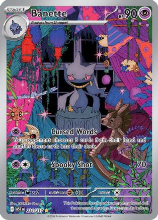 Banette 234/217 - Holofoil ME Ascended Heroes - Illustration Rare