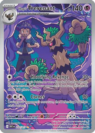 Hop's Trevenant 237/217 - Holofoil ME Ascended Heroes - Illustration Rare