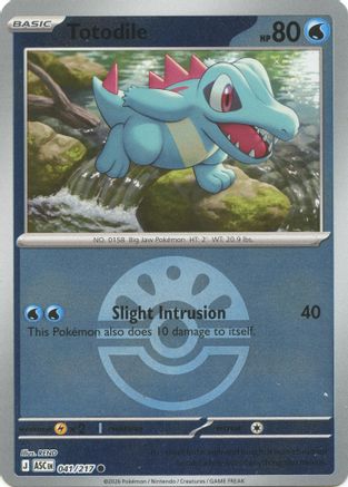 Totodile (Friend Ball) 041/217 - Reverse Holofoil ME Ascended Heroes - Common