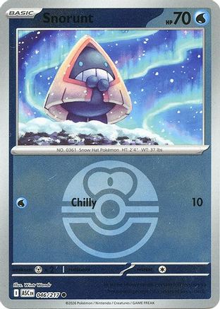 Snorunt (Love Ball) - 046/217 - Reverse Holofoil ME Ascended Heroes - Common