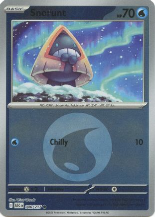 Snorunt (Energy Symbol Pattern) - 046/217 - Reverse Holofoil ME Ascended Heroes - Common