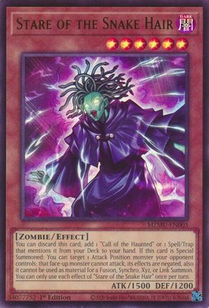 Stare of the Snake Hair (MZMU-EN003) - Maze of Muertos 1st Edition