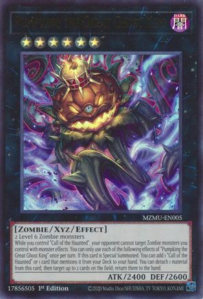Pumpking the Great Ghost King (MZMU-EN005) - Maze of Muertos 1st Edition