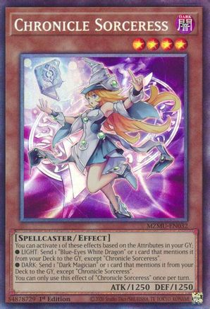 Chronicle Sorceress (Collector's Rare) (MZMU-EN032) - Maze of Muertos 1st Edition