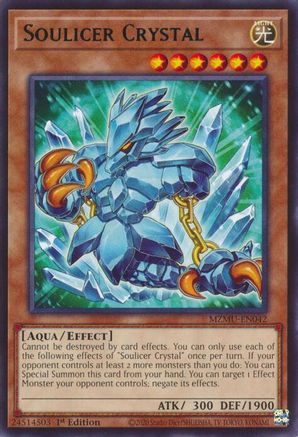 Soulicer Crystal (MZMU-EN042) - Maze of Muertos 1st Edition