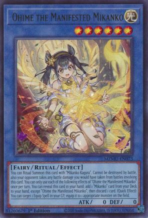 Ohime the Manifested Mikanko (MZMU-EN073) - Maze of Muertos 1st Edition