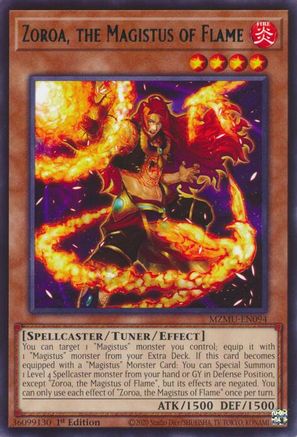 Zoroa, the Magistus of Flame (MZMU-EN094) - Maze of Muertos 1st Edition