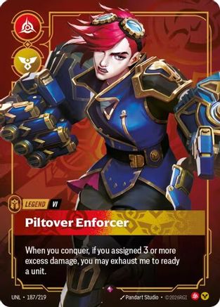 Vi - Piltover Enforcer (187/219) - Unleashed Foil
