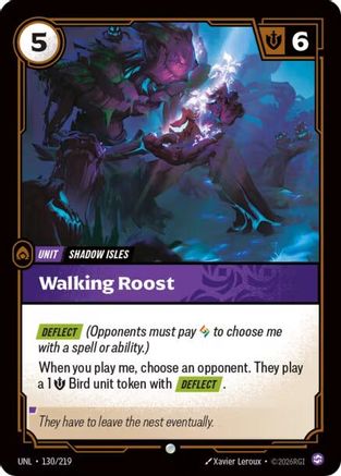Walking Roost (130/219) - Unleashed Foil