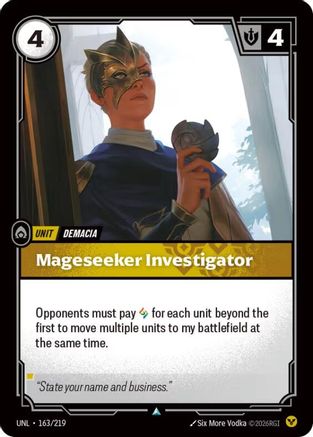Mageseeker Investigator (163/219) - Unleashed Foil