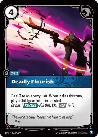 Deadly Flourish (073/219) - Unleashed