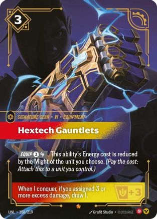 Hextech Gauntlets (188/219) - Unleashed Foil