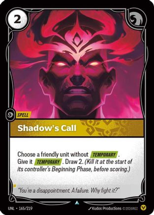 Shadow's Call (165/219) - Unleashed