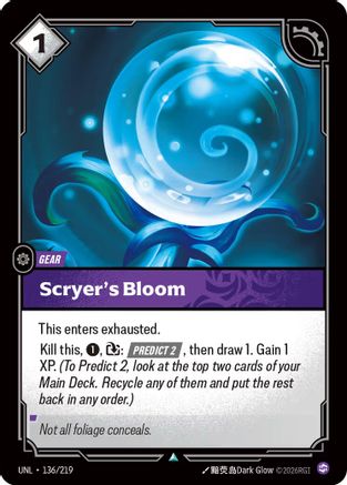 Scryer's Bloom (136/219) - Unleashed