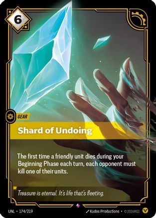 Shard of Undoing (174/219) - Unleashed Foil