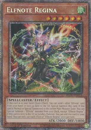 Elfnote Regina (Starlight Rare) (BLZD-EN014) - Blazing Dominion 1st Edition