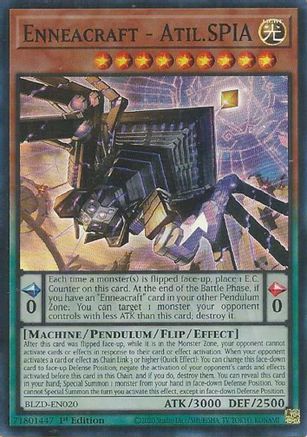 Enneacraft - Atil.SPIA (BLZD-EN020) - Blazing Dominion 1st Edition