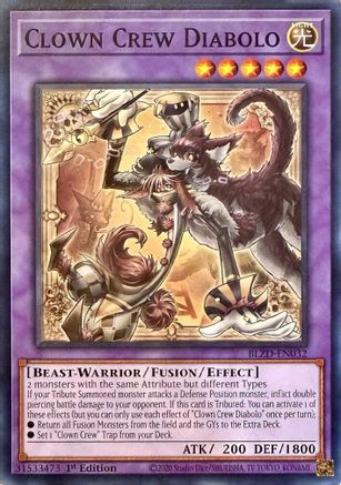 Clown Crew Diabolo (BLZD-EN032) - Blazing Dominion 1st Edition