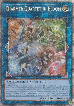 Charmer Quartet in Bloom (Starlight Rare) (BLZD-EN050) - Blazing Dominion 1st Edition