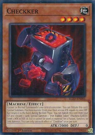 Checkker (BLZD-EN086) - Blazing Dominion 1st Edition