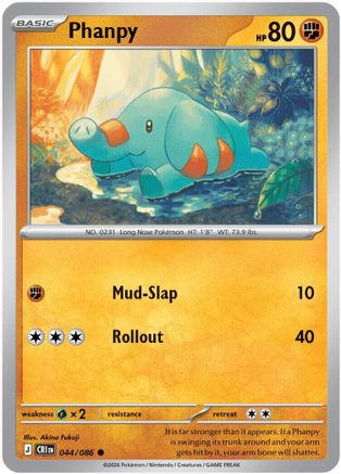 Phanpy 044/086 ME04 Chaos Rising - Common