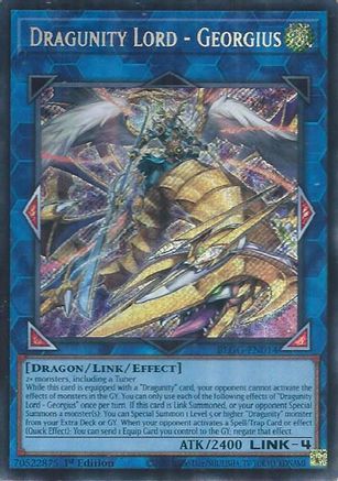 Dragunity Lord - Georgius (BLGG-EN014) - Battles of Legend: Glorious Gallery 1st Edition