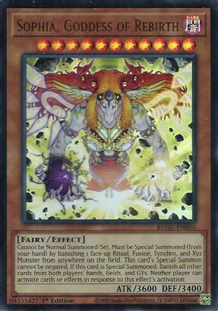 Sophia, Goddess of Rebirth (BLGG-EN056) - Battles of Legend: Glorious Gallery 1st Edition