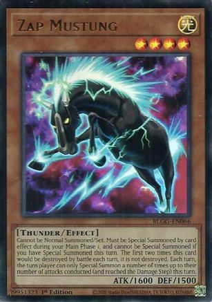 Zap Mustung (BLGG-EN066) - Battles of Legend: Glorious Gallery 1st Edition
