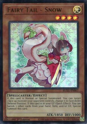 Fairy Tail - Snow (BLGG-EN067) - Battles of Legend: Glorious Gallery 1st Edition