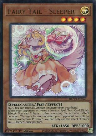 Fairy Tail - Sleeper (BLGG-EN069) - Battles of Legend: Glorious Gallery 1st Edition