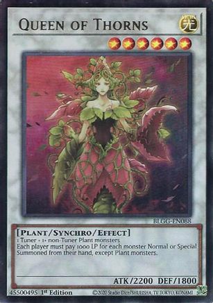 Queen of Thorns (BLGG-EN088) - Battles of Legend: Glorious Gallery 1st Edition