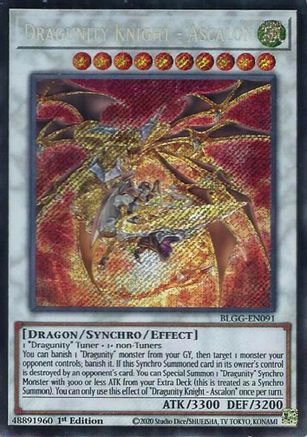 Dragunity Knight - Ascalon (BLGG-EN091) - Battles of Legend: Glorious Gallery 1st Edition
