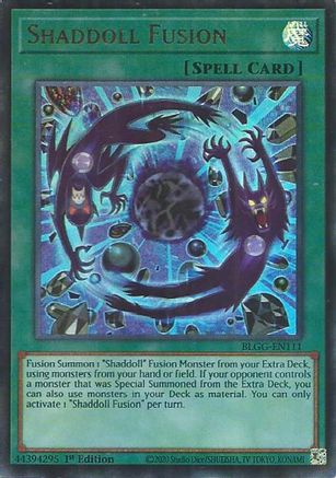 Shaddoll Fusion (BLGG-EN111) - Battles of Legend: Glorious Gallery 1st Edition